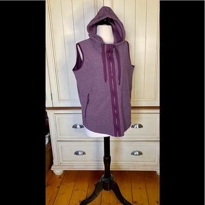 Columbia Purple Hooded Vest